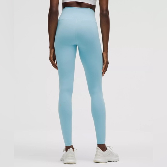 🆕💙 Lululemon Wunder Train HR Tight 28” - Washed Blue - Picture 3 of 9